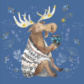 Лось и какао