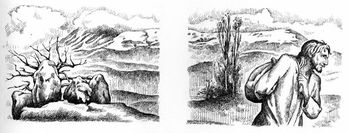 Иллюстрация к произведению И. Шмелёва "Каменный век"