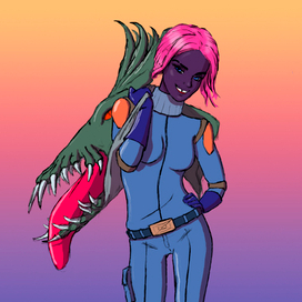 Луна - космическая охотница