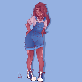 Девушка с витилиго