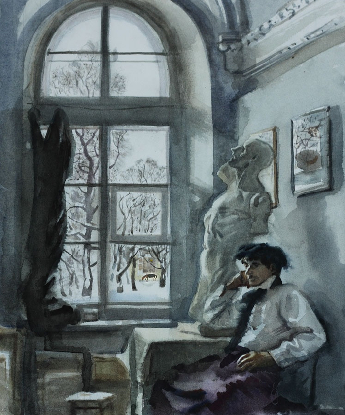 в Академии Художеств