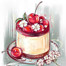 Вишневый десерт