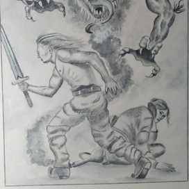 Страничка коллекционного издания по книге "The witcher""