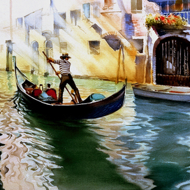 Солнечный день в Венеции.