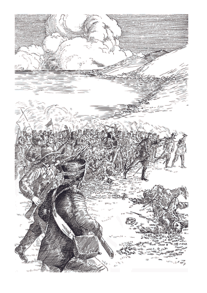 иллюстрация к книге Николая Громобоя (Спиридонова) "Легенда Итальянских Альп" 2020 год