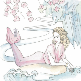 Русалка Melusina. Город Люксембург.