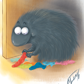 МОХНАТЫЙ НОСОЧКОЕД