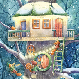 Беличий домик