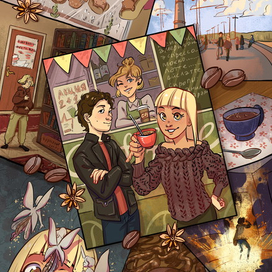 обложка книги "Кофейная ведьма"