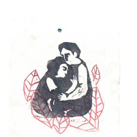 Линогравюра, проба наложения