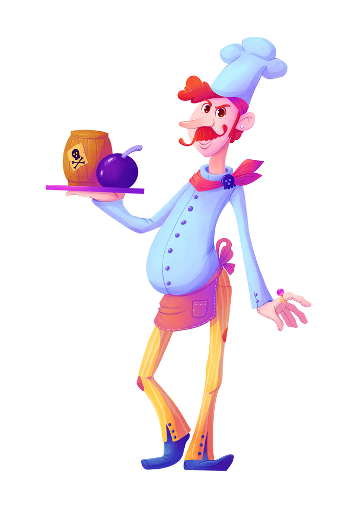 Лисица Джо, пиратский кок