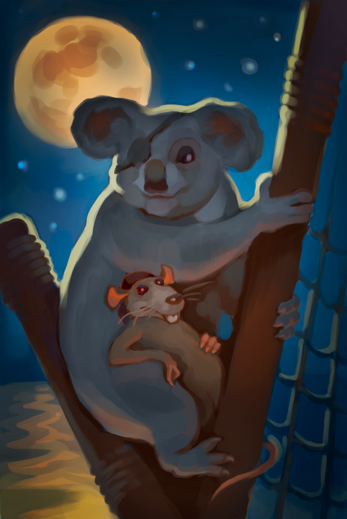 Коала & крыса