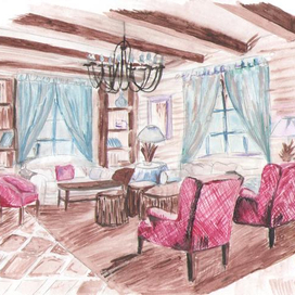 Интерьер гостиной