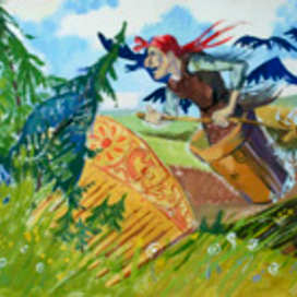 Баба-Яга.Погоня