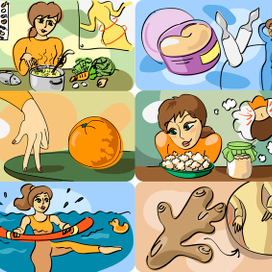 Примеры иллюстраций для женского блога