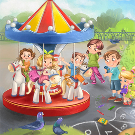 Иллюстрации к книге М. Лисовой "Что же Машенька нашла?"