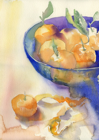 мандарины в миске