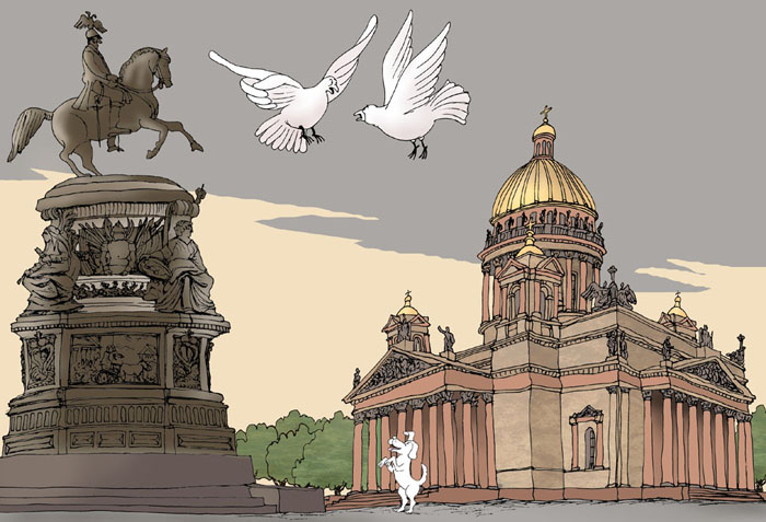 1859 год. Открыт памятник Николаю I