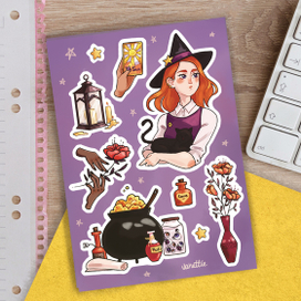 Стикерпак "Ведьмочка"