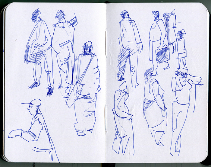 почеркушка из окна автобуса