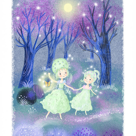 Ночь в лесу