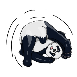 Веселая панда