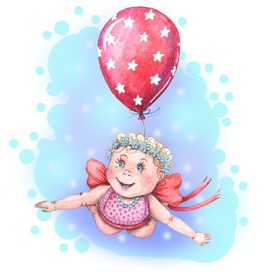 Девочка и воздушный шарик