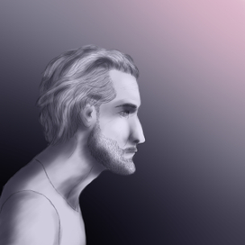 Purple man