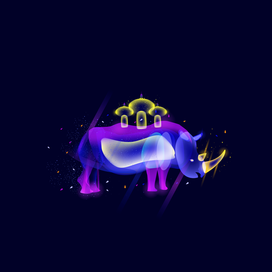 Иллюстрация из коллекции "Фантазия Африки"