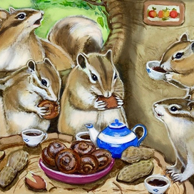 Горячий шоколад и булочки с маком