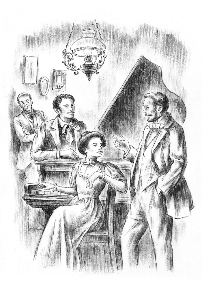 К рассказу А.П. Чехова "Попрыгунья".