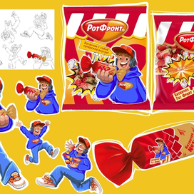 Разработка персонажа на упаковку конфет. Конкурс