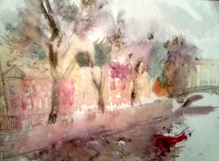 Канал Грибоедова, дождь