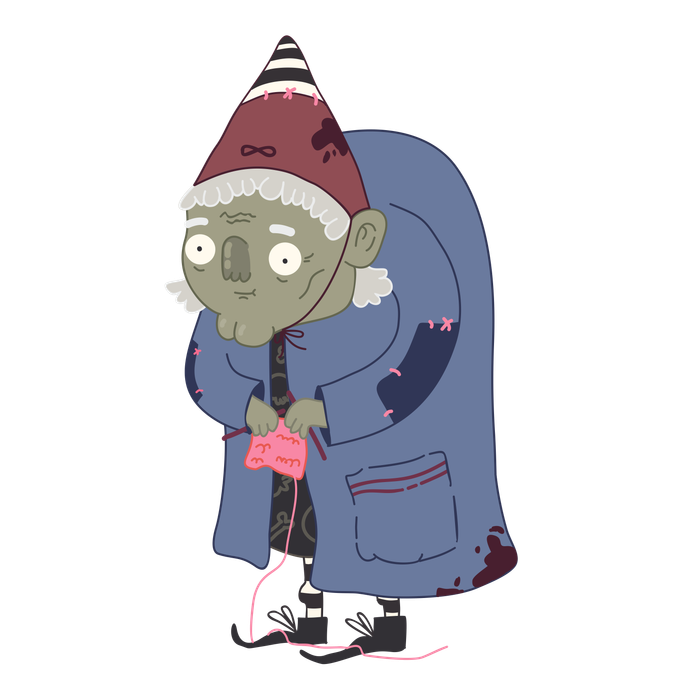 Бабуля-прядуля. 