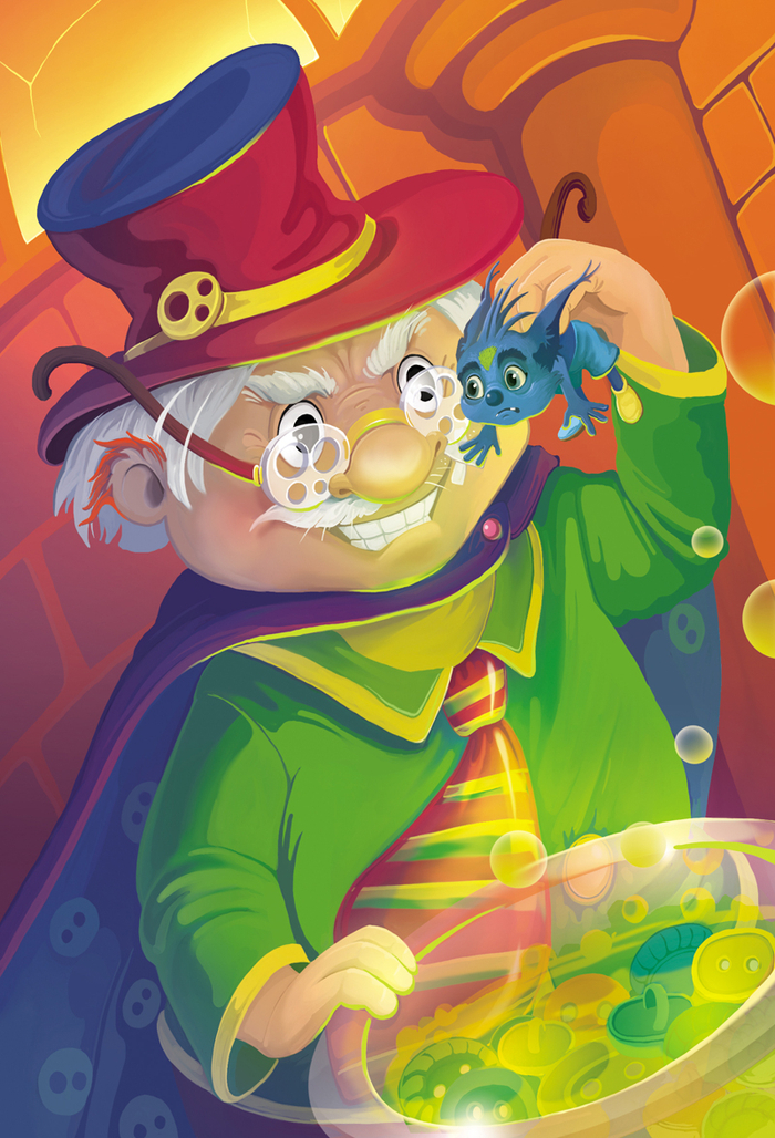 Иллюстрация к книге Е. Матюшкиной "Снумрики. Другая сторона пуговицы"