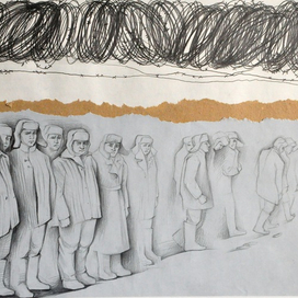 Иллюстрации к поэме А.Рудта "Плотина" 5