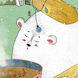 Серия открыток, про зимние тайны