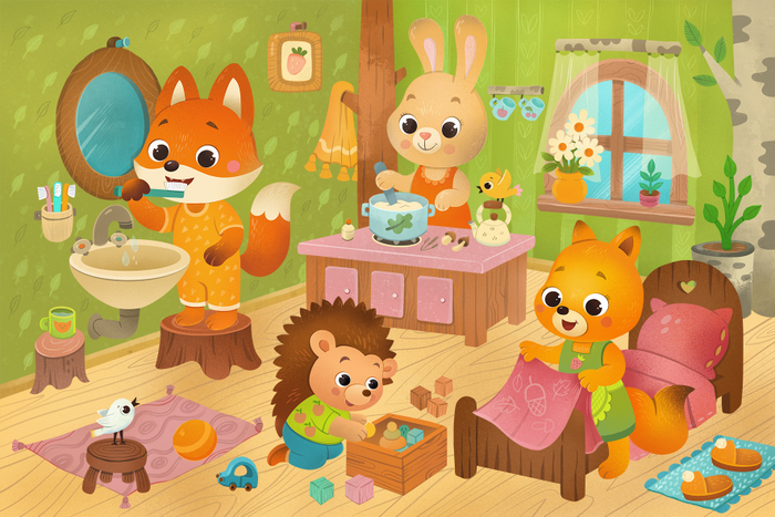 Утро зверят