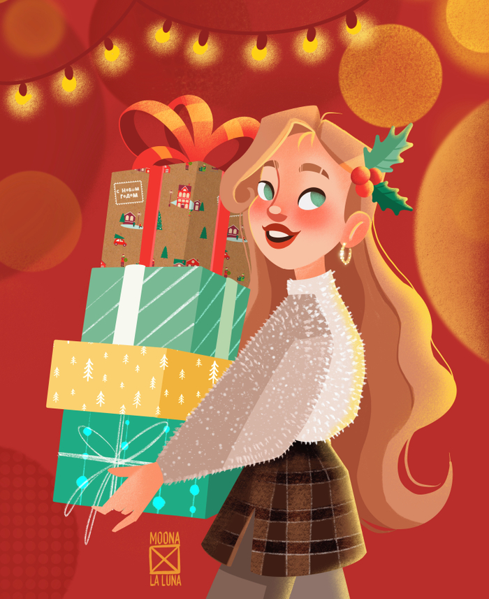 Новогодняя открытка