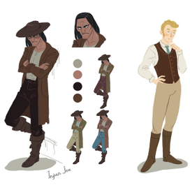 Приключения Тома Сойра. Character Design