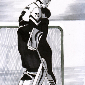 Вратарь и фигуристка