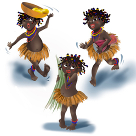 Африканская девочка