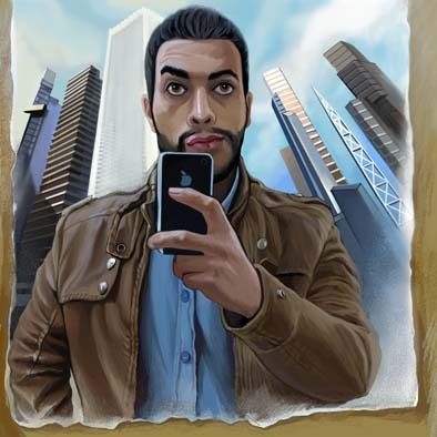 Парень с телефоном