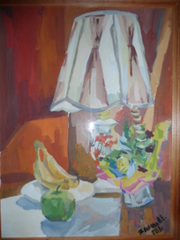 Натюрморт с лампой