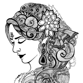 Tribal девушка