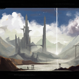 Another fantasy landscape speedpaint