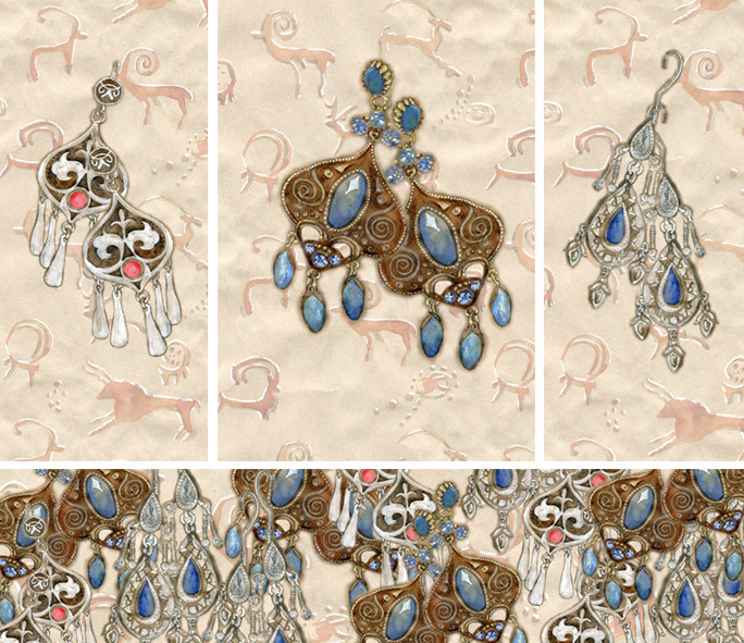 национальные серьги 2