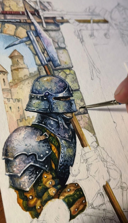 Работа над авантитулом. Э.Райан "Песнь крови"