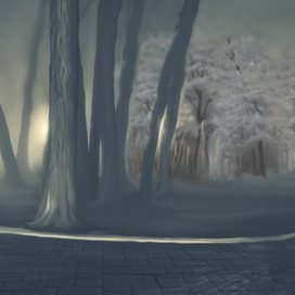 Декорации к спектаклю " Принцесса Анастасия " для ледового театра Елены Бережной 2013г.