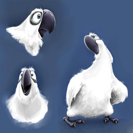 Попугай - персонаж для сказки